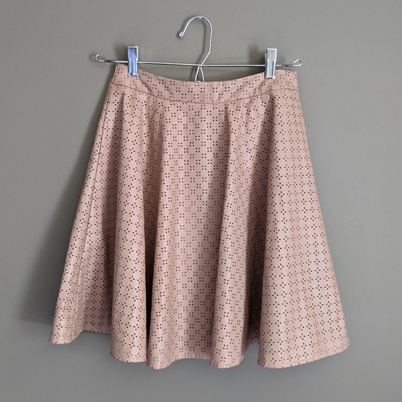 Anthro Sunday in Brooklyn | blush swing skirt - Picture 3 of 8